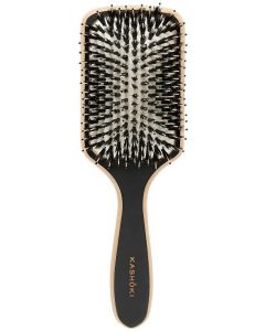 Kashoki Wooden Paddle Brush - Brosse Démêlante en Bois de Hêtre avec Poils Naturels