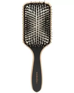 Kashoki Wooden Paddle Brush - Brosse Démêlante en Bois de Hêtre avec Poils Naturels