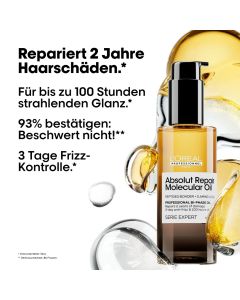 L'Oréal Professionnel Série Expert Absolut Repair Molecular Huile Bi-Phase 90ml