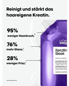L'Oréal Professionnel Serie Expert Keratin Alpha Sleek Shampoo Recharge 500ml