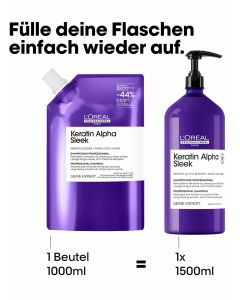 L'Oréal Professionnel Série Expert Keratin Alpha Sleek Shampoo Refill 1000ml