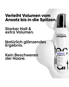 L'Oréal Professionnel Tecni.Art Volume Extra Full 250ml - Mousse Volume Longue Tenue