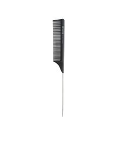 Lussoni Pin Tail Comb 302 - Peigne Queue Professionnel Acier Inoxydable
