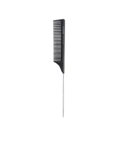 Lussoni Pin Tail Comb 302 - Peigne Queue Professionnel Acier Inoxydable