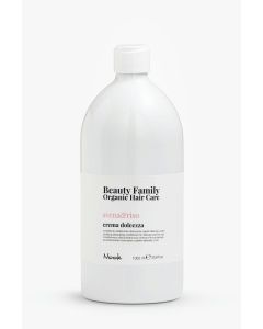 Nook Beauty Family Crema Dolcezza Avoine & Riz 1000ml - Soin Démêlant Cheveux Fins