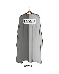 Novon Professional Cape Barber Super Red avec Logo - N403 2