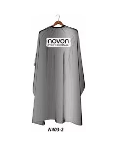 Novon Professional Cape Barber Super Red avec Logo - N403 2