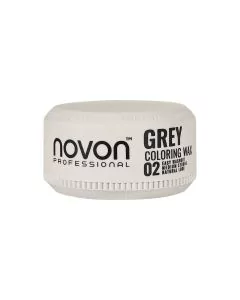 Novon Professional Cire Colorante Grise 100ml - Coloration et Structuration Temporaire