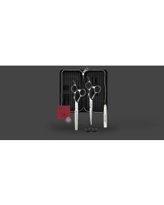 Olivia Garden Silk Cut PRO - Set 2 Ciseaux Professionnels RH 5,75'' + Effileur