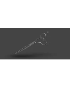 Olivia Garden SilkCut PRO Matt Black Ciseaux de Coiffure 6,50'' RH