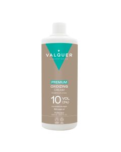 Oxydant Crème Premium Valquer 10 Vol (3%) 1000 ml – Formule Végane à l'Huile d'Argan