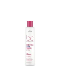 Schwarzkopf BC Color Freeze Silver Shampoo 250ml - Neutralisant Reflets Jaunes