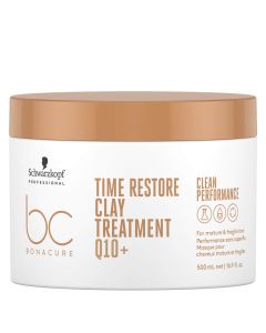Schwarzkopf BC Time Restore Masque Argile Q10+ 500ml - Cheveux Matures