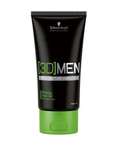 Schwarzkopf Professional 3D Men Gel 150ml - Fixation Forte et Structurante