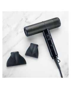 Sèche-Cheveux Diva Professional Styling Atmos Atom Noir - Technologie Ionique &amp; Séchage Rapide