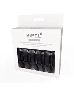 Sibel Gator Pinces de Séparation 11cm Noir - 6 Pièces