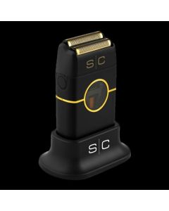 Stylecraft Instinct Metal Black Shaver - Rasoir Professionnel avec Moteur IN2-Vector et Lame Black Diamond Carbon