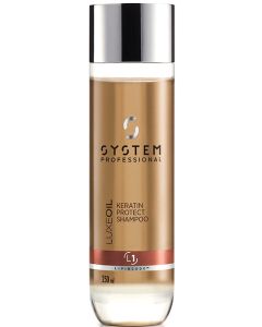 System Professional Luxe Oil Keratin Protect Shampoo 250ml - Soin Luxueux à l'Huile d'Argan