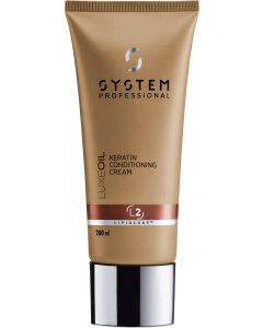 System Professional L2 Luxe Oil Keratin Conditioning Cream 200ml - Soin Luxueux à l'Huile d'Argan