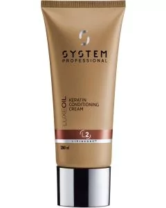 System Professional L2 Luxe Oil Keratin Conditioning Cream 200ml - Soin Luxueux à l'Huile d'Argan