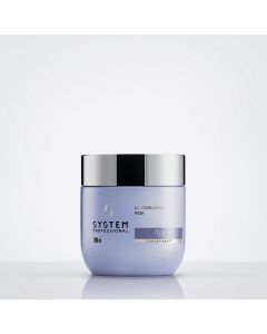 System Professional Luxeblond Mask 200ml - Masque Réparateur Intensif pour Cheveux Blonds