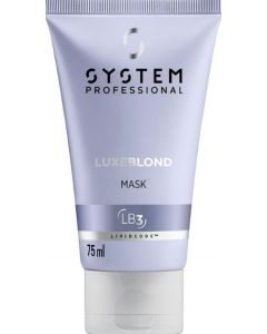 System Professional LuxeBlond Mask 75ml - Masque Intensif pour Cheveux Blonds