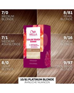 Wella Professionals Color Touch Fresh-Up Kit 10/81 Blond Platine 130ml