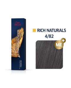 Wella Professionals Koleston Perfect Rich Naturals 4/82 Châtain Perlé Mat 60ml