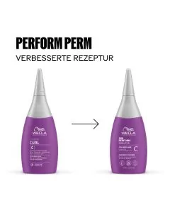 Wella Professionals PERFORM+ Lotion Permanente Curl C 75ml - Cheveux Colorés
