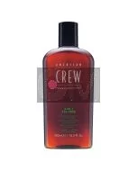 American Crew 3 en 1 Tea Tree 450ml - Shampoing, Soin & Gel Douche à l'Huile de Tea Tree