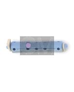 Bleu-gris 60 mm diamètre 13 mm (12 pièces) – Bi-Color