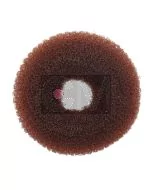 Efalock Anneau à Chignon 8 cm Brun - Boudin Professionnel pour Chignons Volumineux
