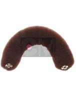 Efalock Boudin de Chignon 23 cm Brun avec Bouton-Pression