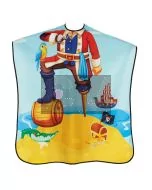 Efalock Cape Enfant Pirate - Cape de Coiffure Antistatique et Imperméable 90x130cm