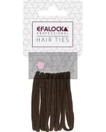 Efalock Élastiques à Cheveux Épais Marron 10 Pièces
