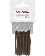 Efalock Élastiques à Cheveux Marron 10 Pièces