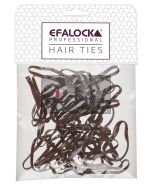 Efalock Élastiques Rasta Épais/Grands Marron 100 pièces – Maintien Maximal pour Cheveux Épais