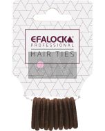 Efalock Mini Élastiques Cheveux Marron 10 Pièces