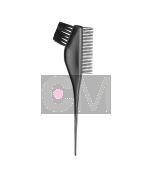 Efalock Pinceau de Coloration Noir avec Peigne - Outil Professionnel