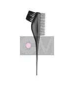 Efalock Pinceau de Coloration Noir avec Peigne - Outil Professionnel