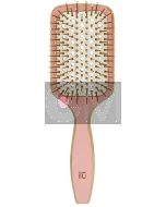 ILU Bamboo Brush Sweet Tangerine - Brosse Démêlante en Bambou Écologique et Végane