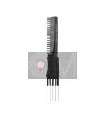 Lussoni Lift Comb 200 - Peigne de Finition Professionnel avec Fourche Métallique pour Volume