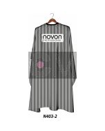 Novon Professional Cape Barber Super Red avec Logo - N403 2