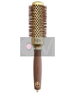 Olivia Garden Expert Blowout Shine 35/50 mm Or & Brun - Brosse Ronde Professionnelle