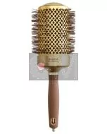 Olivia Garden Expert Blowout Shine 65/80 mm Or & Marron - Brosse Ronde Professionnelle
