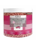 Pot 400ml Cire Pelable au Titanium Rose Blanche Cosmétique