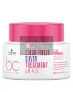 Schwarzkopf BC Color Freeze Silver Treatment 200ml - Soin Pigmenté Anti-Jaunissement