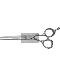Aristocut Ciseaux à Effiler AKIO 40 Dents Offset - Acier Cobalt Premium