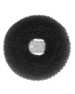 Efalock Anneau à Chignon Extra Haut 10cm Noir - Boudin Professionnel pour Coiffures Volumineuses