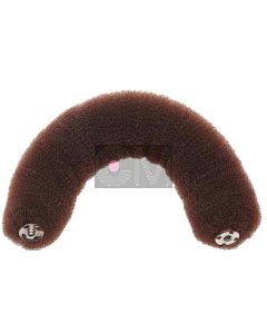 Efalock Boudin de Chignon 23 cm Brun avec Bouton-Pression